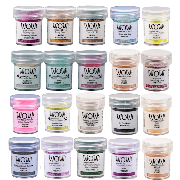 WOW! Embossing Powders 15ml Regular Grade Choose Your Colour