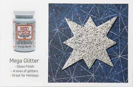 Mod Podge Mega Glitte-Silver