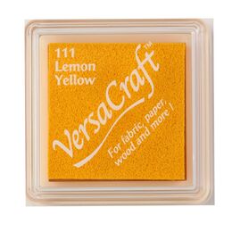 Tsukineko VersaCraft Mini Ink Pad - Lemon Yellow 05VKS111