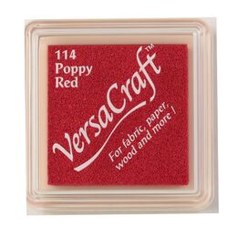 Tsukineko VersaCraft Mini Ink Pad - Poppy Red 05VKS114