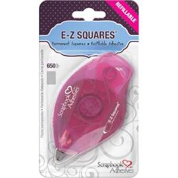 Scrapbook Adhesives E-Z Squares Refillable Dispenser 650/Pkg - Permanent