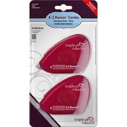 Scrapbook Adhesives E-Z Runner Adhesive 2/Pkg - Permanent, .375"X56'