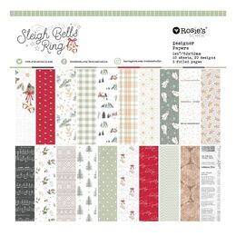 Spellbinders - Rosie's Studio Sleigh Bells Ring 6 x 6" Designer Paper Pad 169394