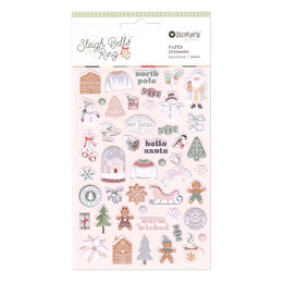 Spellbinders - Rosie's Studio Sleigh Bells Ring Puffy Stickers 169426