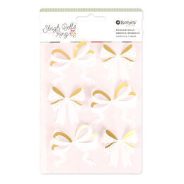 Spellbinders - Rosie's Studio Sleigh Bells Ring Bows Dimensional Acetate Stickers 169471