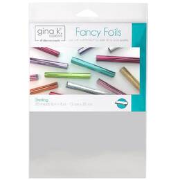 Gina K Designs Fancy Foil 6"X8" 20/Pkg - Sterling