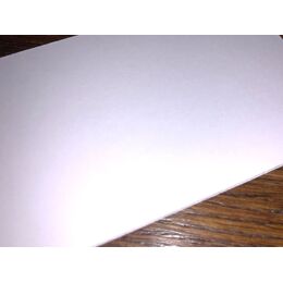 HOP Smooth White 250gsm - 5 x 7 Card and Envelope Pack 
