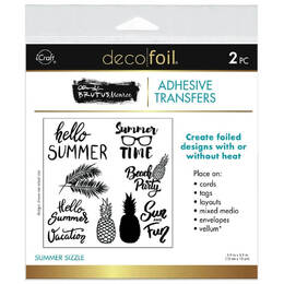 Deco Foil Adhesive Transfer Designs by Brutus Monroe - Summer Sizzle