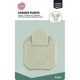 Vaessen Creative 3-in-1 Corner Punch (4-7-10mm) - Mint
