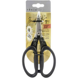 Tim Holtz Non-Stick Titanium Micro Serrated Left-handed Scissors 7”