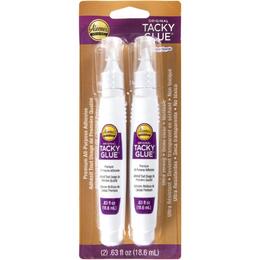 Aleene's Original Fast Drying Tacky Glue Pens 2/Pkg 0.63oz