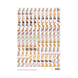 Marianne Design 3D Cutting Sheets - Cats Alphabet 3DFK1225