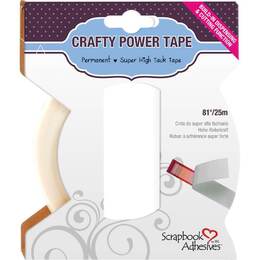 3L Scrapbook Adhesives Crafty Power Tape W/ Dispenser (.25"X81')