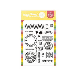 Waffle Flower Clear Stamps - Postage Collage 421381