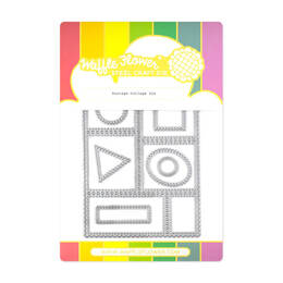 Waffle Flower Dies - Postage Collage 421382