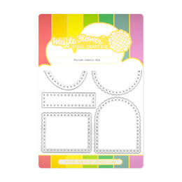 Waffle Flower Dies - Dotted Labels 421476