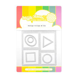 Waffle Flower Die - Postage Collage A6 421582