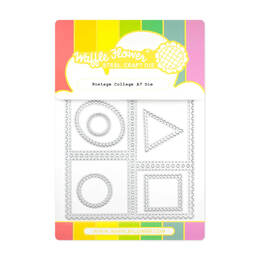 Waffle Flower Die - Postage Collage A7 421584