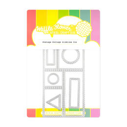 Waffle Flower Die - Postage Collage Slimline 421586