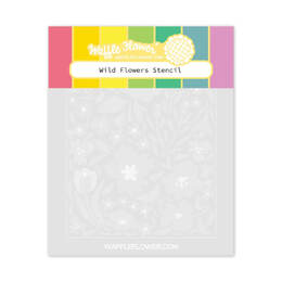 Waffle Flower Stencil - Wild Flowers 421613