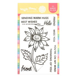 Waffle Flower Clear Stamps - Sketched Aster 421655
