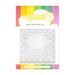 Waffle Flower Dies - Sweet Lattice Panel 421660