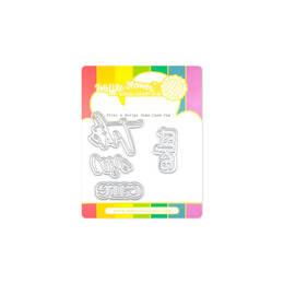 Waffle Flower Dies - Print & Script Take Care 421694