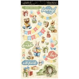 Graphic 45 Sticker Set - Hip Hip Hooray