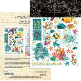 Graphic 45 Rub-On Transfers - Seas The Day