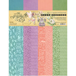 Graphic 45 Patterns & Solids Collection Pack 8.5"X11" - Fairy Boutique