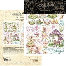 Graphic 45 Rub-On Transfers - Fairy Boutique