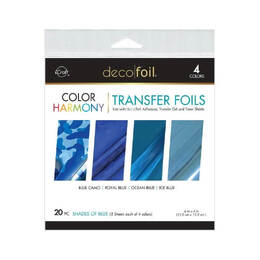 Deco Foil Color Harmony Transfer Foil Multi-Pack - Shades of Blue