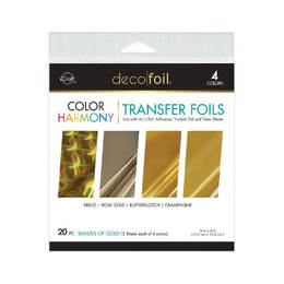 Deco Foil Color Harmony Transfer Foil Multi-Pack - Shades of Gold
