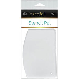 Deco Foil Stencil Pal 3.75"X5.2" 2/Pkg 5547