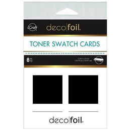 Deco Foil Toner Swatch Cards 4.25" x 5.5" 8/Pkg - Quads