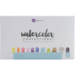 Prima Watercolor Confections Watercolor Pans 12/Pkg - The Classics