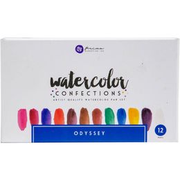Prima Watercolor Confections Watercolor Pans 12/Pkg - Odyssey