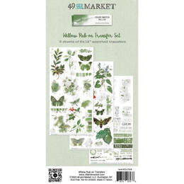 49 and Market Color Swatch: Willow Rub-On Transfer Set - Willow