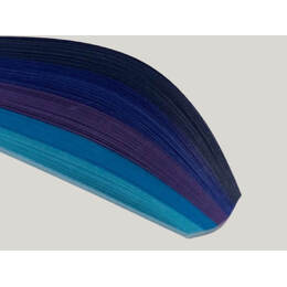 HOP Kaleidoscope Blues - Quilling Strips 1.5mm 100/pk