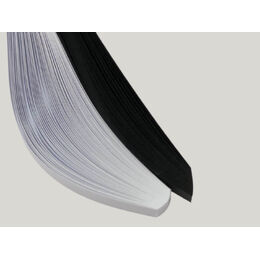 HOP Kaleidoscope Black & White - Quilling Strips 6mm 100/pk