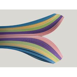 HOP Confetti Pastel Mix - Quilling Strips 3mm 100/pk