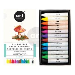 Prima Art Philosophy Water Soluble Oil Pastels 12/Pkg - Basics 631925