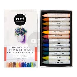 Prima Art Philosophy Water Soluble Oil Pastels 12/Pkg - Rustic 631932