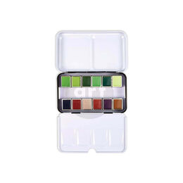 Prima Watercolor Confections Watercolor Pans 12/Pkg - Terrain 639785