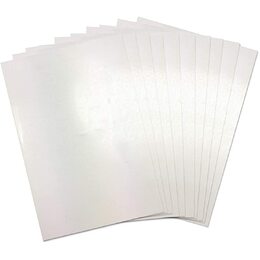 Sizzix Surfacez Shrink Plastic 10PK (A4 White) 664678