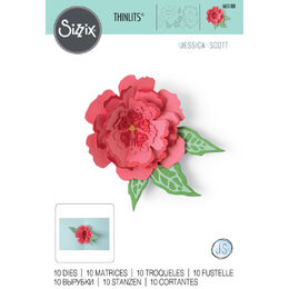 Sizzix Thinlits Die Set (10Pk) - Pop-Up Flower 665188