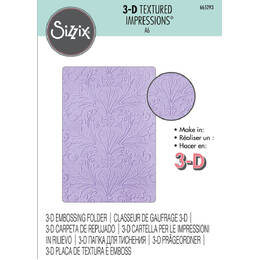 Sizzix 3-D Textured Impressions Embossing Folder - Art Nouveau 665293