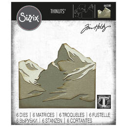 Sizzix Thinlits Die Set (6Pk) - Mountain Top by Tim Holtz 665580