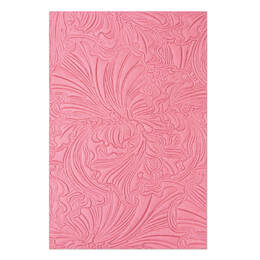 Sizzix 3-D Textured Impressions Embossing Folder - Abstract Flowers 665598