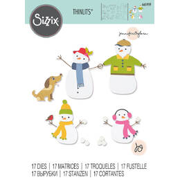 Sizzix Thinlits Die Set 17PK - Snow Family by Jennifer Ogborn 665959